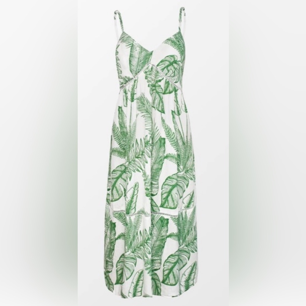 Cupshe Tropical Leafy Cutout Dress